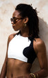 Banda Bikini Top White and Black