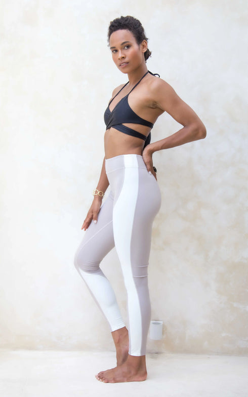 Savu Leggings Stone and White