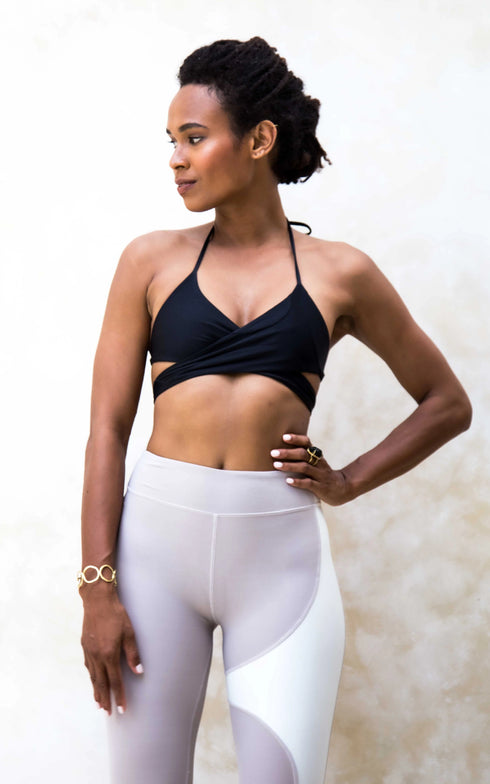 Savu Leggings Stone and White