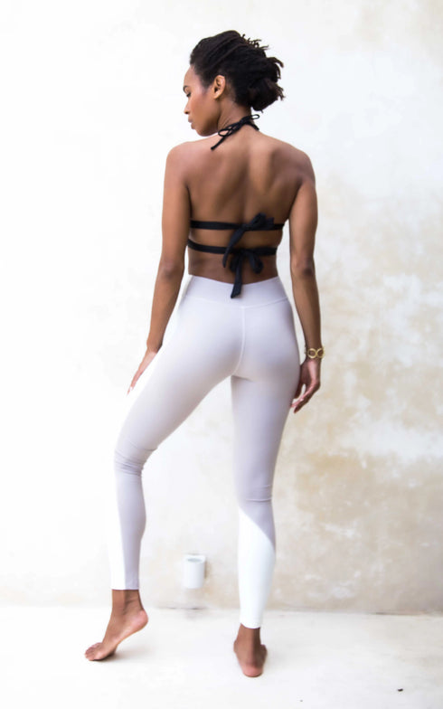 Savu Leggings Stone and White