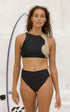 Banda Bikini Top Black and Tan