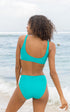 Banda Bikini Bottoms White and Teal