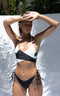 Bohai Bikini Black White Turquoise