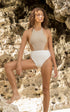 Chiloé One Piece White and Tan