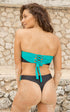 Marmara Bikini Top Black and Teal