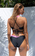 Sulu Bikini Black and Pink