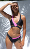 Sulu Bikini Black and Pink