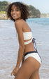 Sulu Bikini Bottoms Black and White